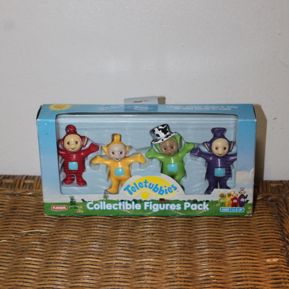 PLAYSKOOL Teletubbies.  Collectible Figures Pack. Vtg. 1998